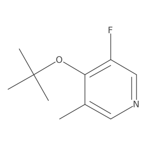 4-t-Butoxy-5-fluoro-3-methylpyridine Structure