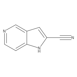 1H-pyrrolo[3,2-c]pyridine-2-carbonitrile Structure