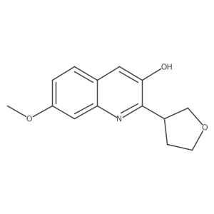 7-Methoxy-2-(oxolan-3-yl)quinolin-3-ol Structure