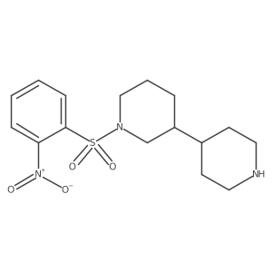 1-(2-Nitrobenzenesulfonyl)-3,4'-bipiperidine Structure