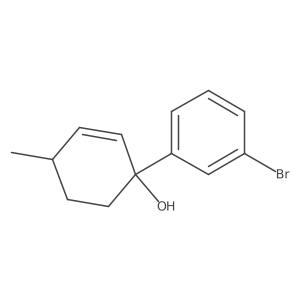 1-(3-Bromophenyl)-4-methylcyclohex-2-en-1-ol结构式