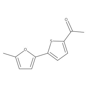 1-[5-(5-Methylfuran-2-yl)thiophen-2-yl]ethan-1-one结构式