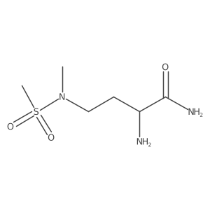 2-amino-4-(N-methylmethanesulfonamido)butanamide Structure