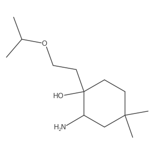 2-Amino-4,4-dimethyl-1-[2-(propan-2-yloxy)ethyl]cyclohexan-1-ol Structure