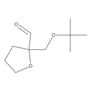 2-[(Tert-butoxy)methyl]oxolane-2-carbaldehyde结构式