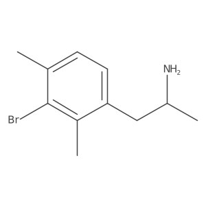 (2R)-1-(3-bromo-2,4-dimethylphenyl)propan-2-amine结构式