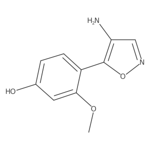 4-(4-Amino-1,2-oxazol-5-yl)-3-methoxyphenol Structure