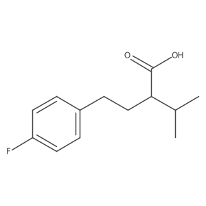 2-[2-(4-Fluorophenyl)ethyl]-3-methylbutanoic acid Structure