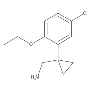 [1-(5-Chloro-2-ethoxyphenyl)cyclopropyl]methanamine结构式