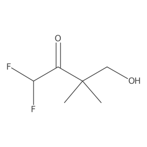 1,1-Difluoro-4-hydroxy-3,3-dimethylbutan-2-one Structure