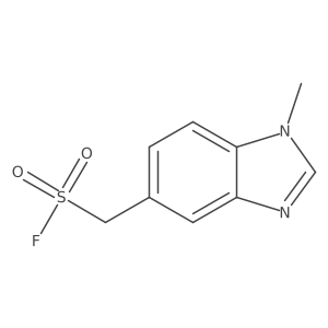 (1-methyl-1H-1,3-benzodiazol-5-yl)methanesulfonyl fluoride Structure