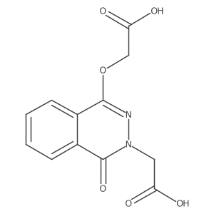 [4-(carboxymethoxy)-1-oxophthalazin-2(1H)-yl]acetic acid Structure