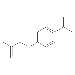 1-{[4-(Propan-2-yl)phenyl]sulfanyl}propan-2-one Structure