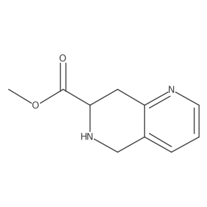 methyl (7R)-5,6,7,8-tetrahydro-1,6-naphthyridine-7-carboxylate Structure