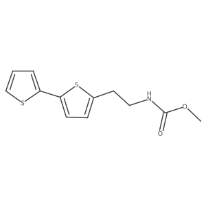 methyl N-(2-{[2,2'-bithiophene]-5-yl}ethyl)carbamate结构式