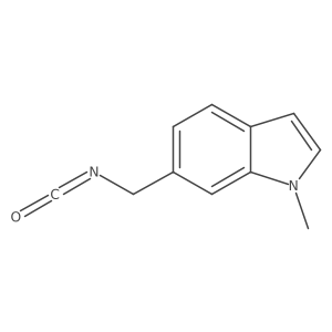 6-(isocyanatomethyl)-1-methyl-1H-indole结构式