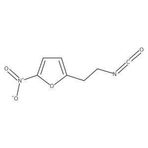 2-(2-Isocyanatoethyl)-5-nitrofuran结构式