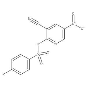 3-Cyano-5-nitropyridin-2-yl 4-methylbenzene-1-sulfonate Structure