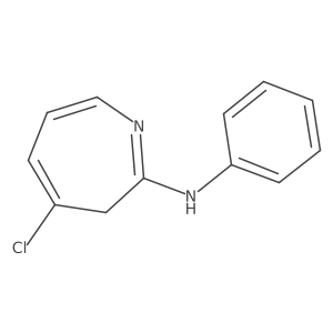 4-Chloro-N-phenyl-3H-azepin-2-amine Structure