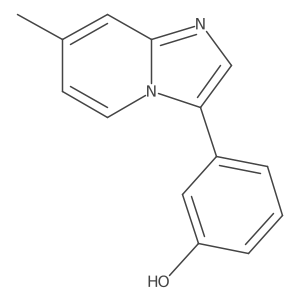 3-(7-Methylimidazo[1,2-a]pyridin-3-yl)phenol Structure