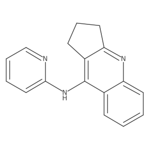 2,3-Dihydro-N-2-pyridinyl-1H-cyclopenta[b]quinolin-9-amine结构式