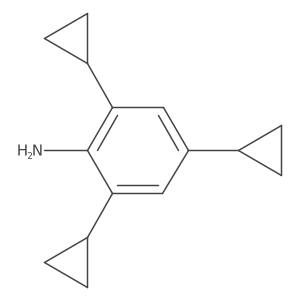 2,4,6-Tricyclopropylaniline Structure