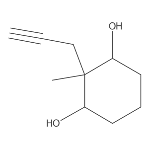 (1S,3R)-2-methyl-2-prop-2-ynylcyclohexane-1,3-diol Structure
