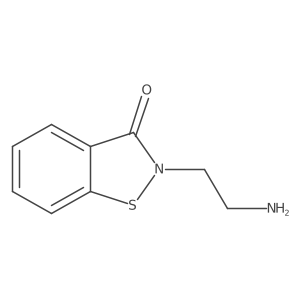 2-(2-Aminoethyl)benzo[d]isothiazol-3(2H)-one Structure