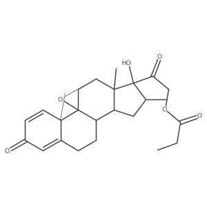 16a-Dexamethasone 9,11-Epoxide 21-Propionate结构式