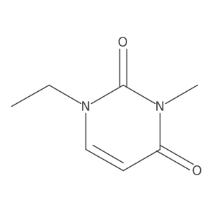 1-Ethyl-3-methylpyrimidine-2,4(1H,3H)-dione结构式