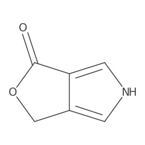 3,5-Dihydro-1H-furo[3,4-C]pyrrol-1-one Structure
