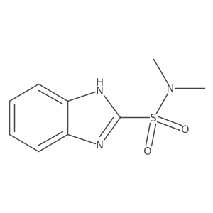 N,N-dimethyl-1H-benzo[d]imidazole-2-sulfonamide Structure