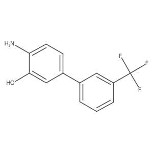 2-amino-5-[3-(trifluoromethyl)phenyl]phenol Structure