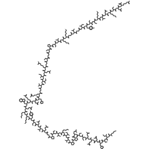 Neurotoxin CM 10a (Naja haje haje reduced) 61 Structure