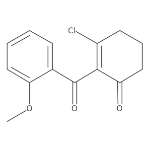 3-Chloro-2-(2-methoxybenzoyl)-2-cyclohexen-1-one Structure