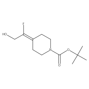 Tert-butyl 4-(1-fluoro-2-hydroxyethylidene)piperidine-1-carboxylate Structure