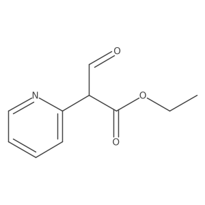 Ethyl I+/--formyl-2-pyridineacetate结构式