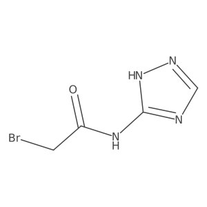 2-bromo-N-(1H-1,2,4-triazol-3-yl)acetamide Structure