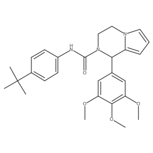 N-(4-(tert-butyl)phenyl)-1-(3,4,5-trimethoxyphenyl)-3,4-dihydropyrrolo[1,2-a]pyrazine-2(1H)-carboxamide Structure