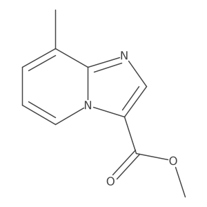 Methyl 8-methylimidazo[1,2-a]pyridine-3-carboxylate结构式