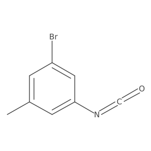 1-Bromo-3-isocyanato-5-methylbenzene结构式