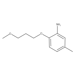 2-(3-Methoxypropoxy)-5-methylaniline结构式