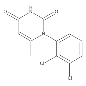 1-(2,3-dichlorophenyl)-6-methyl-2,4(1H,3H)-pyrimidinedione结构式