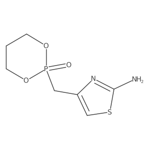 2-((2-Aminothiazol-4-yl)methyl)-1,3,2-dioxaphosphinane 2-oxide Structure