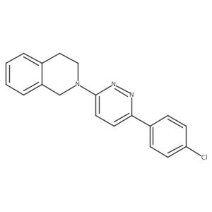 2-[6-(4-Chlorophenyl)pyridazin-3-yl]-1,2,3,4-tetrahydroisoquinoline Structure