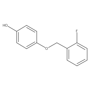 4-[(2-Fluorophenyl)methoxy]phenol Structure