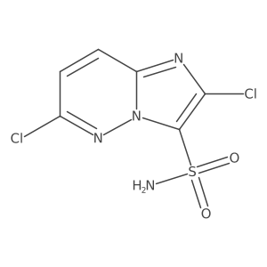 2,6-Dichloroimidazo[1,2-b]pyridazine-3-sulfonamide Structure
