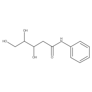 2-Deoxy-N-phenyl-L-erythro-pentonamide结构式