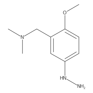 [(5-Hydrazinyl-2-methoxyphenyl)methyl]dimethylamine Structure