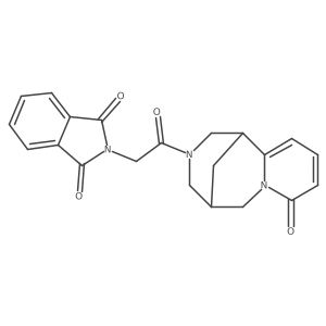 2-(2-oxo-2-(8-oxo-5,6-dihydro-1H-1,5-methanopyrido[1,2-a][1,5]diazocin-3(2H,4H,8H)-yl)ethyl)isoindoline-1,3-dione Structure